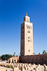 Fototapeta na wymiar Odwiedziny Maroko Koutoubia
