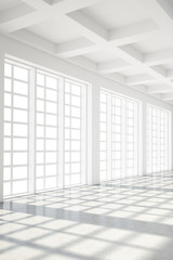 Empty modern loft
