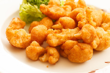 fried cauliflower