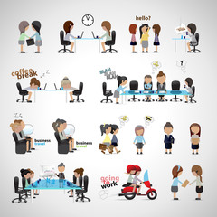 Business Women - Isolated On White Background