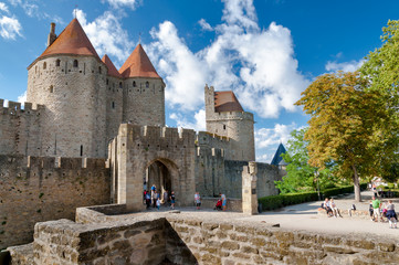 Porte Narbonnaise at Carcassonne