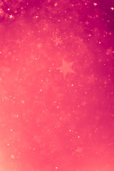 pink glowing stars background
