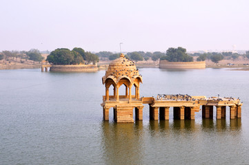 Gadsisar Lake in Jaisalmer,India