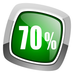 70 percent icon