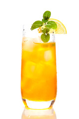 Glass of iced tea