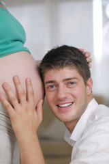 Fototapeta premium family pregnancy