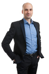 business man isolated on white background