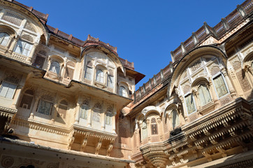 Fototapeta premium Palace at Mehrangarh fort in Jodhpur,India
