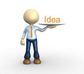 Idea on tray
