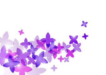 Obraz na płótnie Canvas Lilac flowers with light elements