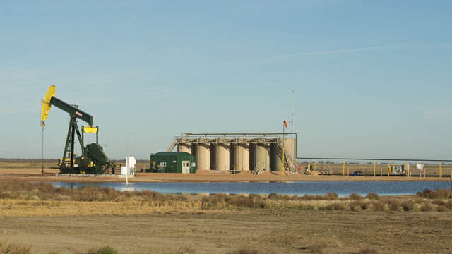 Oil Well In Northe Dakota