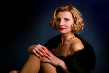 Fototapeta premium beautiful blonde girl