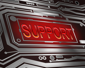 Support concept.
