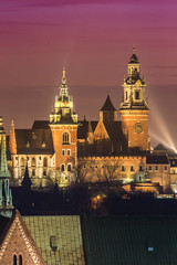 Obraz premium Polska, Kraków. Wawel i Wistula. Kraków Polska.