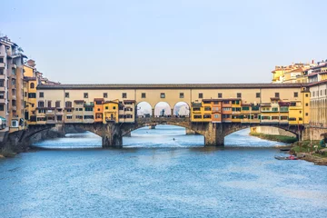 Behang Ponte Vecchio Bridge Ponte Vecchio in Florence, Italy
