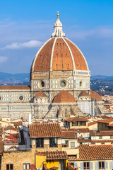 Fototapeta na wymiar Katedra Santa Maria del Fiore we Florencji, Włochy