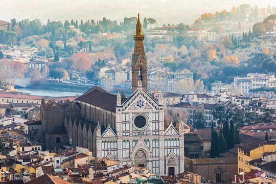 Basilica of Santa Croce (Basilica of the Holy Cross), Florence,