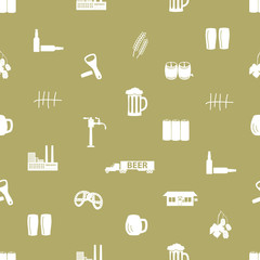 beer icon pattern eps10
