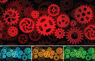 Inside the machine (abstract picture)