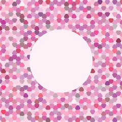 pink orchid geometric background vector textfield