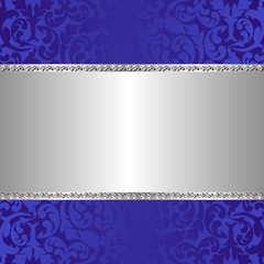 silver blue background