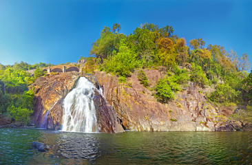 Dudhsagar falls. Bhagwan Mahavir Wildlife Sanctuary, GOA, India