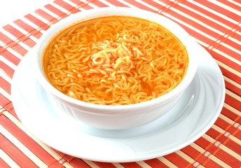 tomato soup with noodles