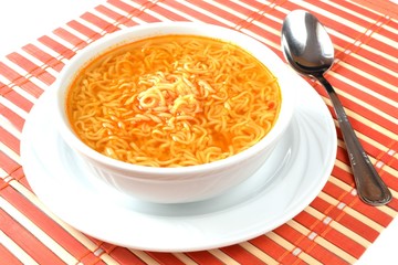 tomato soup with noodles