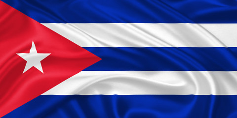 Fototapeta premium flag of Cuba