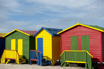 changing cabin on the beach