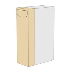 cartoon image of detergent box