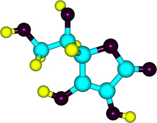 Structural model of Vitamin C