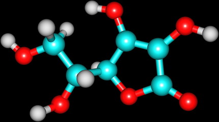 Structural model of Vitamin C