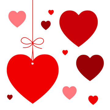 VALENTINE’S HEART-SHAPED PRICE TAGS (day love romance)