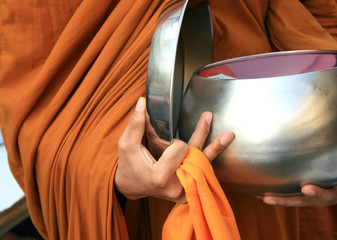 Buddhist monk's alms bowl, thailand