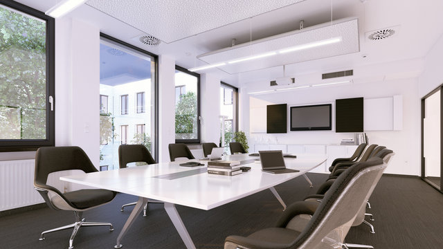 moderer Konferenzraum - modern meeting room