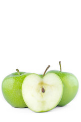 Green apples fresh ready to eat