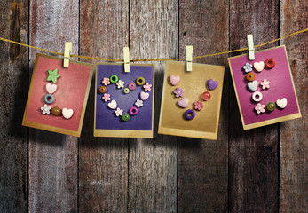 Love word vintage style.