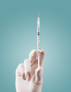 injection with syringe