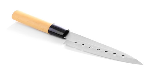 Kitchen knife isolated on white