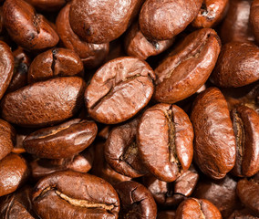 Background of coffee beans