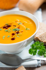 Kürbiscremesuppe