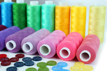 Sewing accessories close up