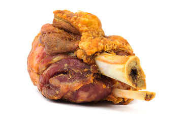 gegrilltes Eisbein isoliert