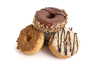 Braune Donuts