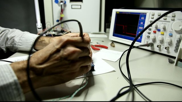 Measurement signal oscilloscope