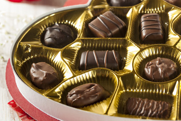Box of Gourmet Chocolates for Valentine's Day