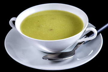 Erbsensuppe mit Wurst