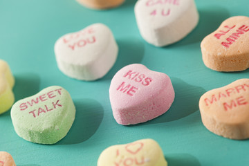 Candy Conversation Hearts for Valentine's Day