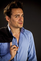 Handsome man portrait